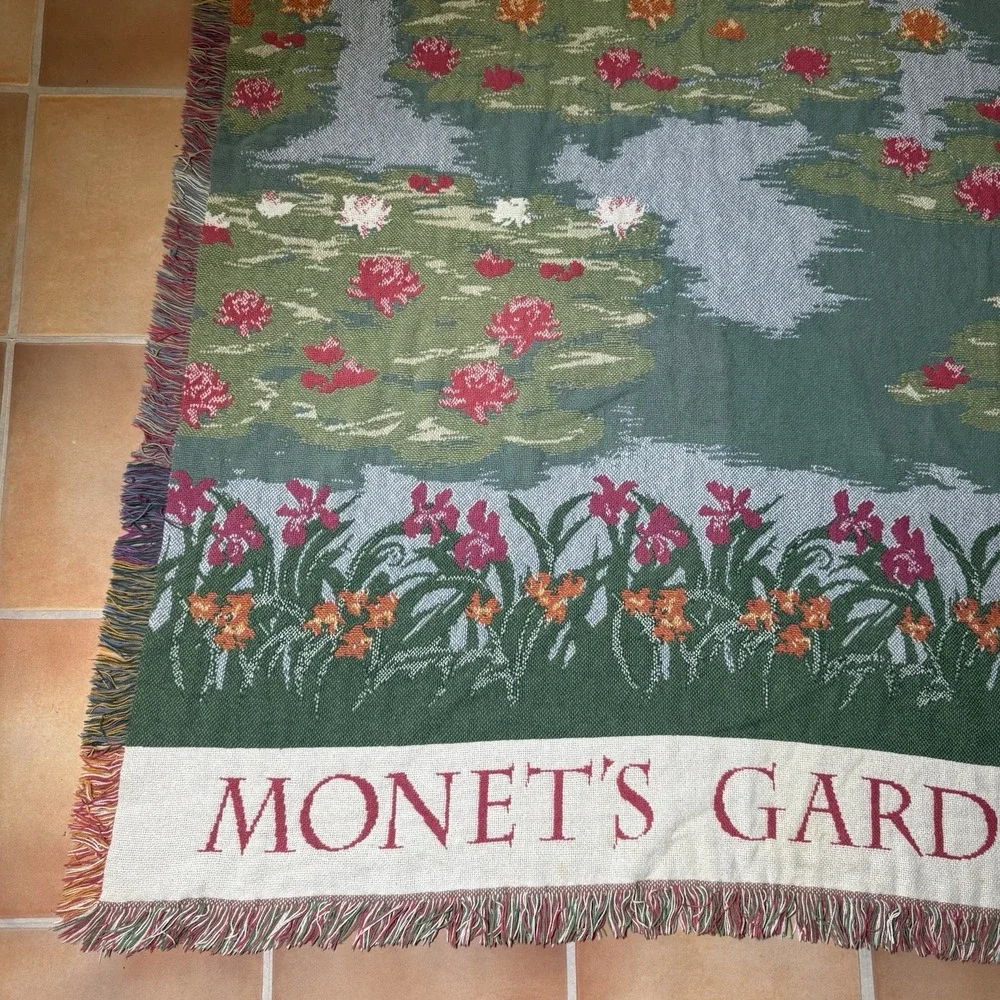 Monet's Garden Tapestries Wall Art Hanging Border Belgian 71